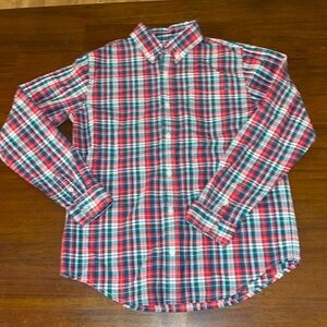 Janie and Jack Boys long sleeve button down shirt: size 12.